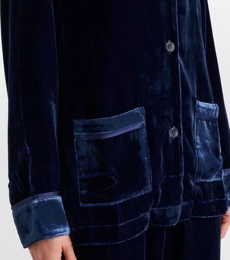 Asceno Beverly velvet shirt 5