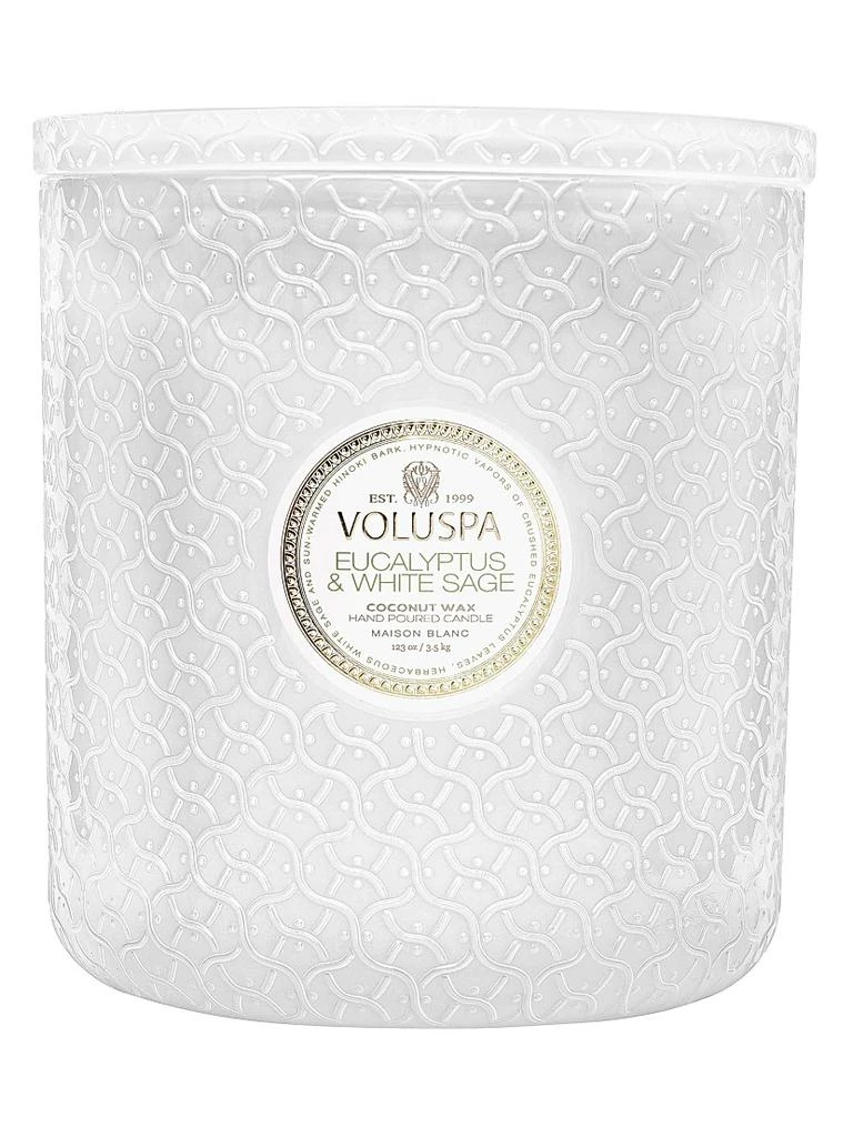 Voluspa Eucalyptus & White Sage 5-Wick Hearth Candle 1