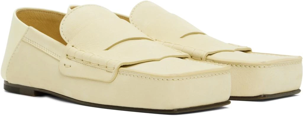 Jacquemus Yellow La Casa 'Les Loafers Carré' Loafers 4