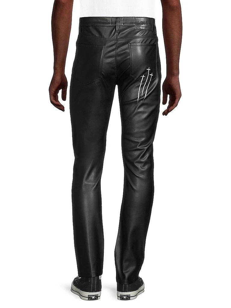 RTA Bryant Faux Leather Pants 5