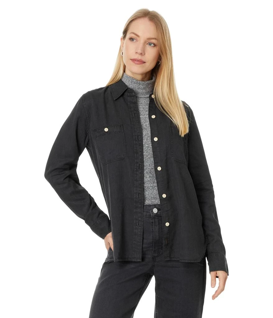 Faherty Tried and True Chambray Shirt 1