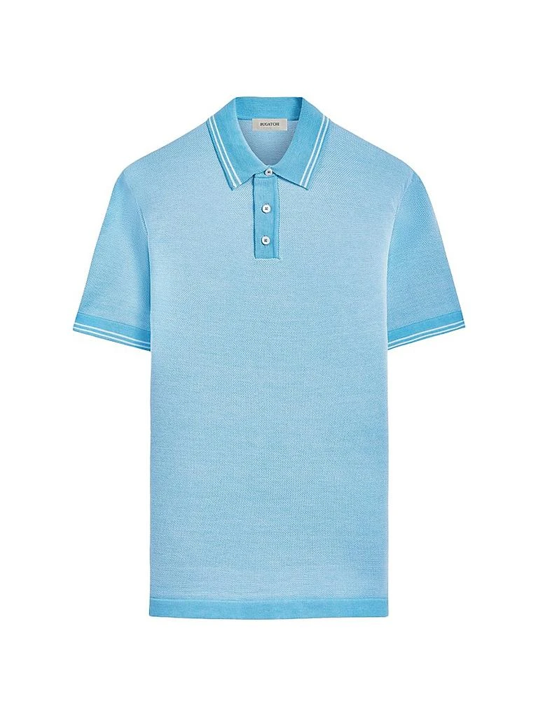 BUGATCHI Cotton-Silk Polo Sweater 1