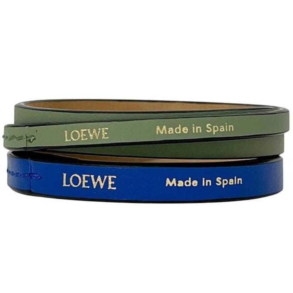 Loewe blue  Leather Charm Bracelet (Pre-Owned) 2