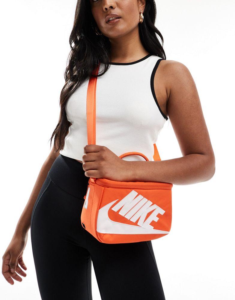NIKE Nike mini shoebox crossbody bag in orange - Crossbody