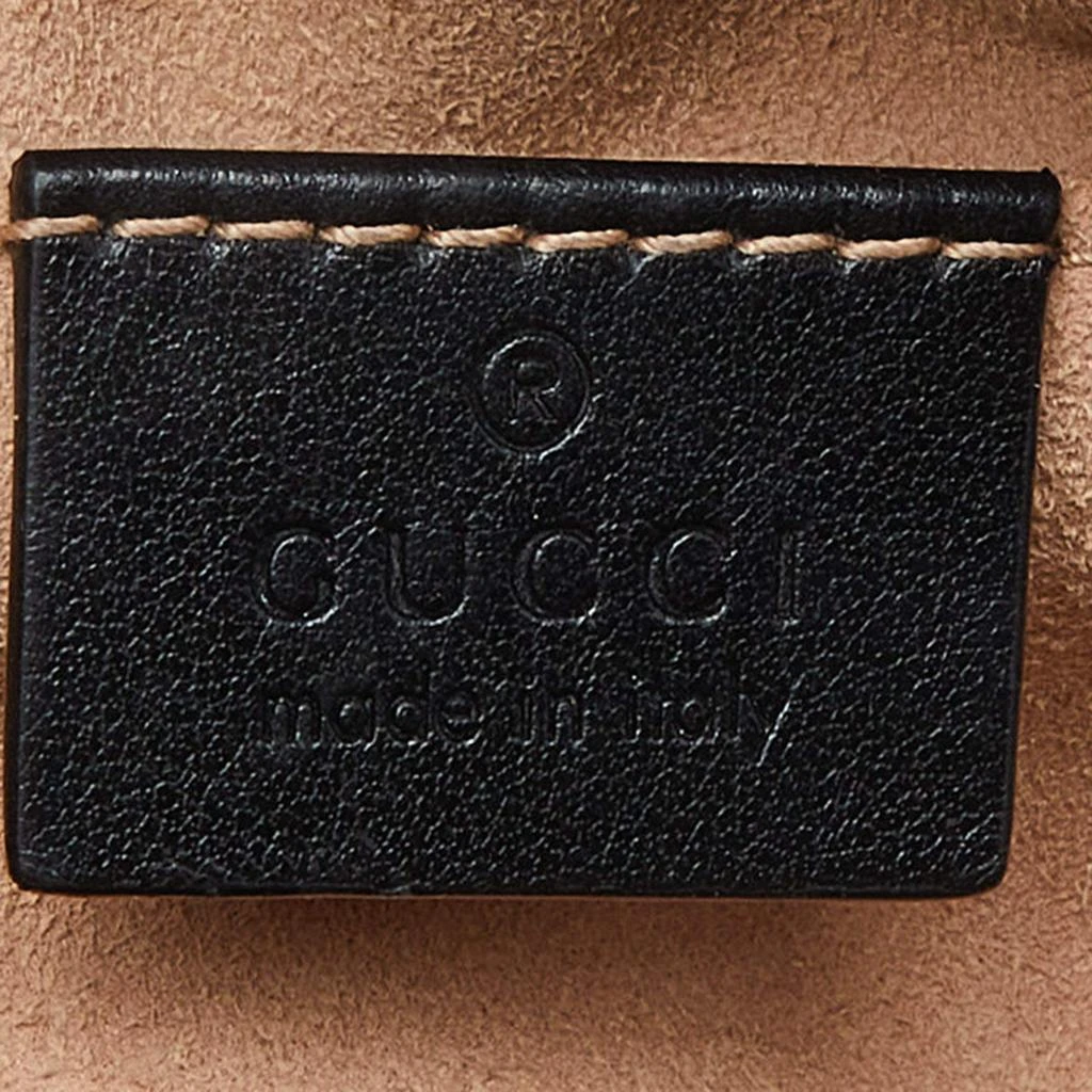 Gucci Gucci Black Matelassé Leather Small GG Marmont Camera Bag 9