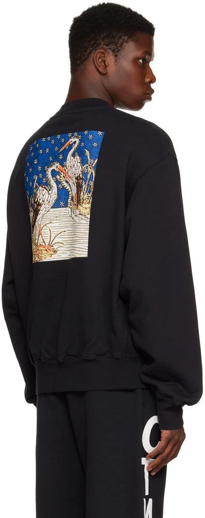 Heron Preston Black Medieval Sweatshirt 3