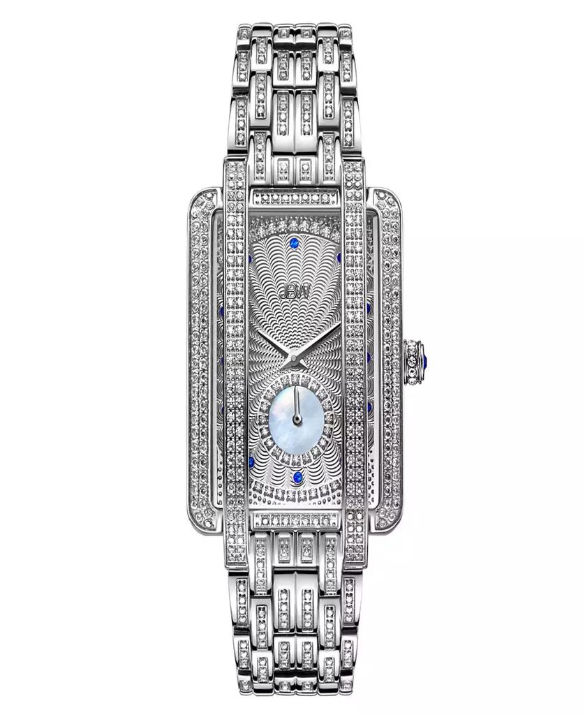 Jbw Women's Mink Platinum Series Diamond Stainless Steel Watch, 28mm