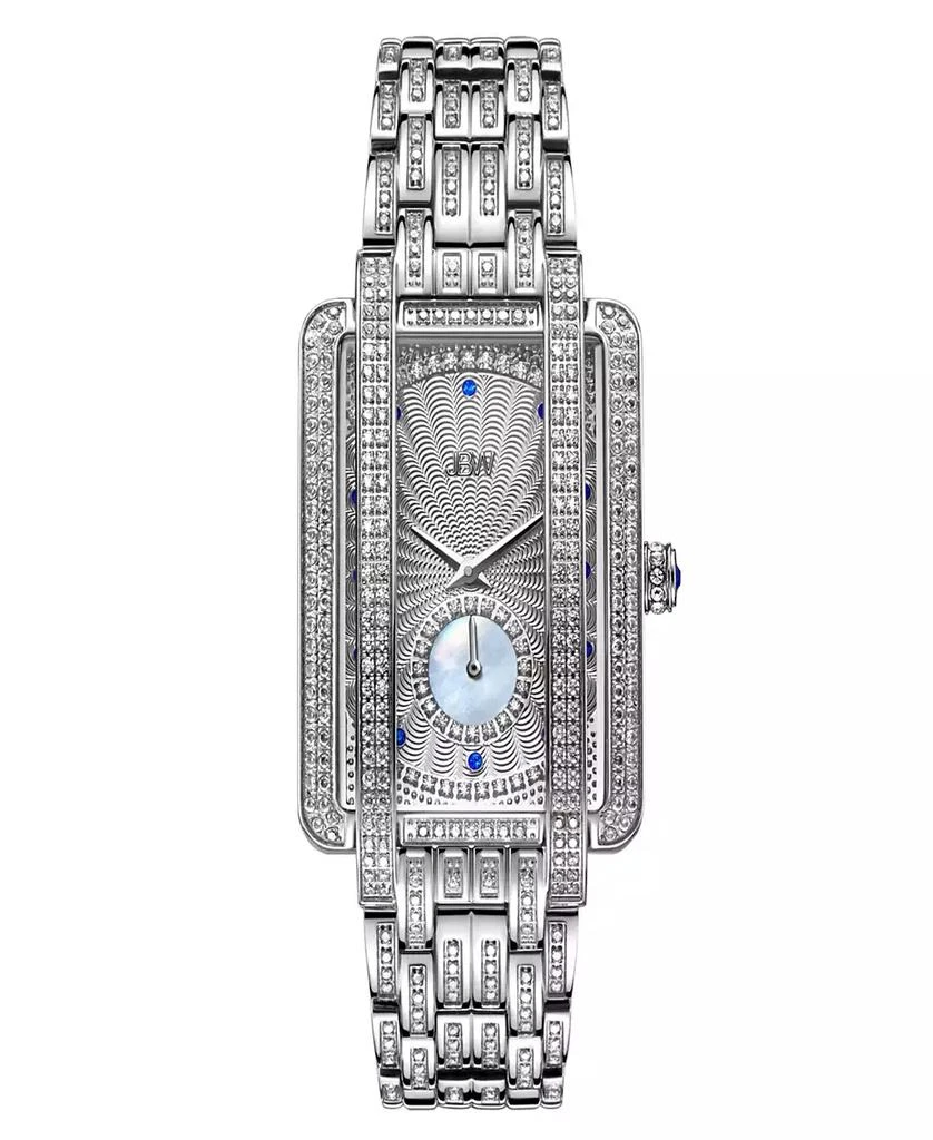 Jbw Women's Mink Platinum Series Diamond Stainless Steel Watch, 28mm 1