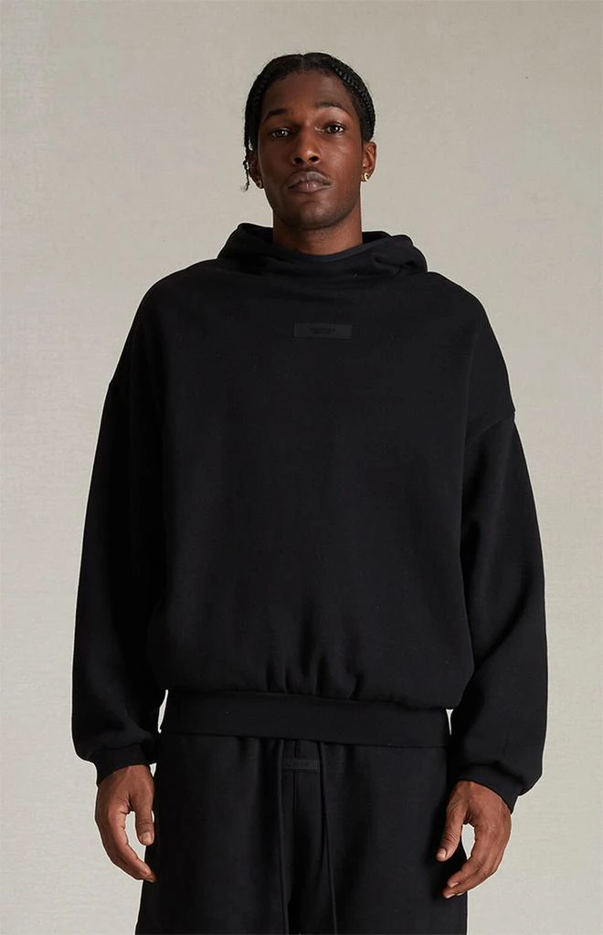 Essentials Jet Black Hoodie 2