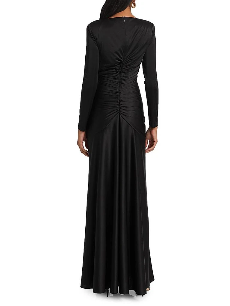 ET OCHS Thea Satin Ruched Gown 5