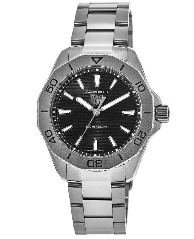 TAG Heuer Tag Heuer Aquaracer Quartz Black Dial Steel Men's Watch WBP1110.BA0627 1