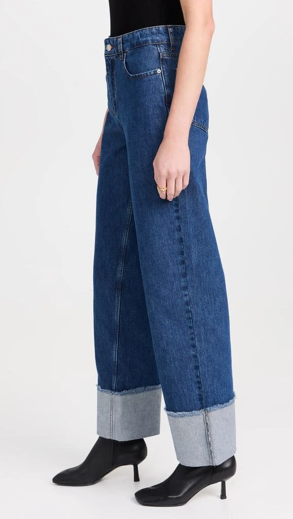 ALIGNE Soy Turn Up Straight Leg Jeans 3