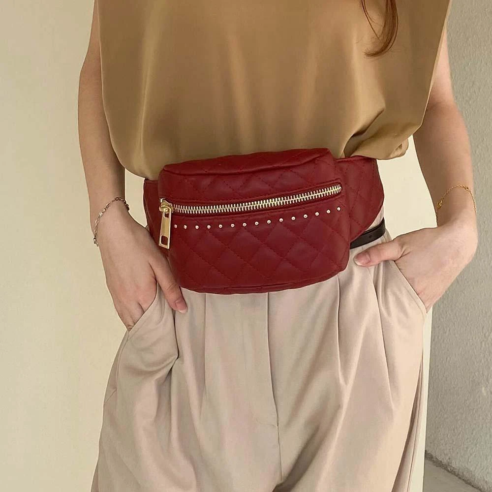 MKF Camilla Quilted Belt Waist Bag by Mia K 3