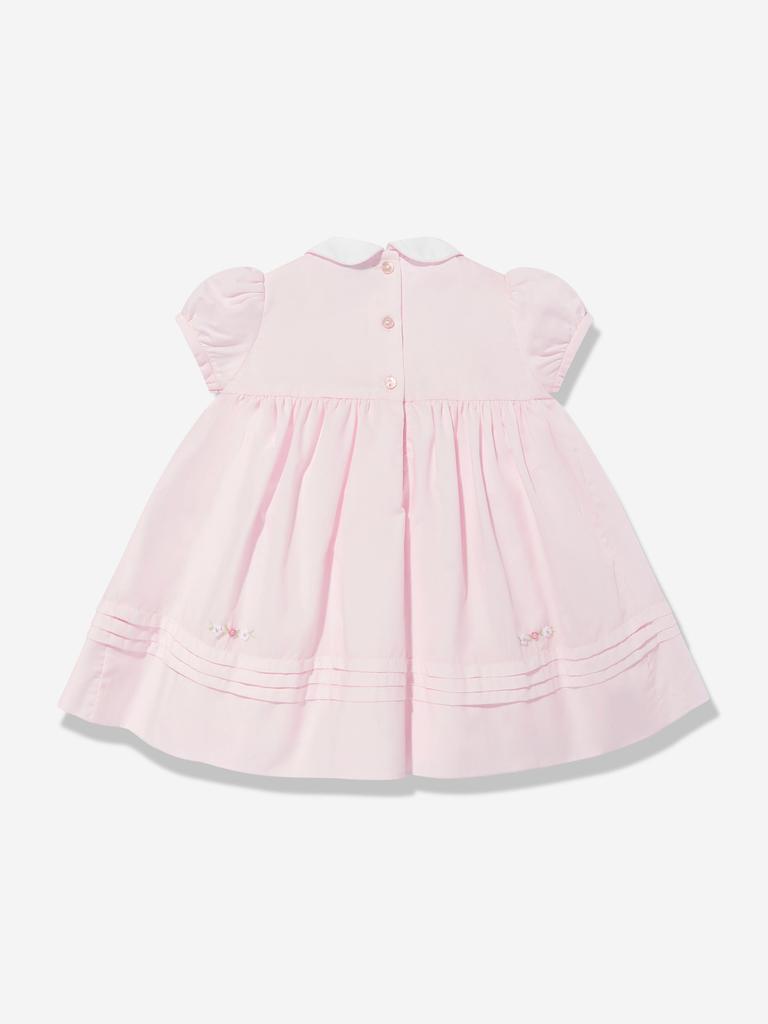 Sarah Louise Baby Girls Smocked Dress in Pink