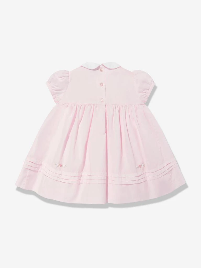 Sarah Louise Baby Girls Smocked Dress in Pink 2