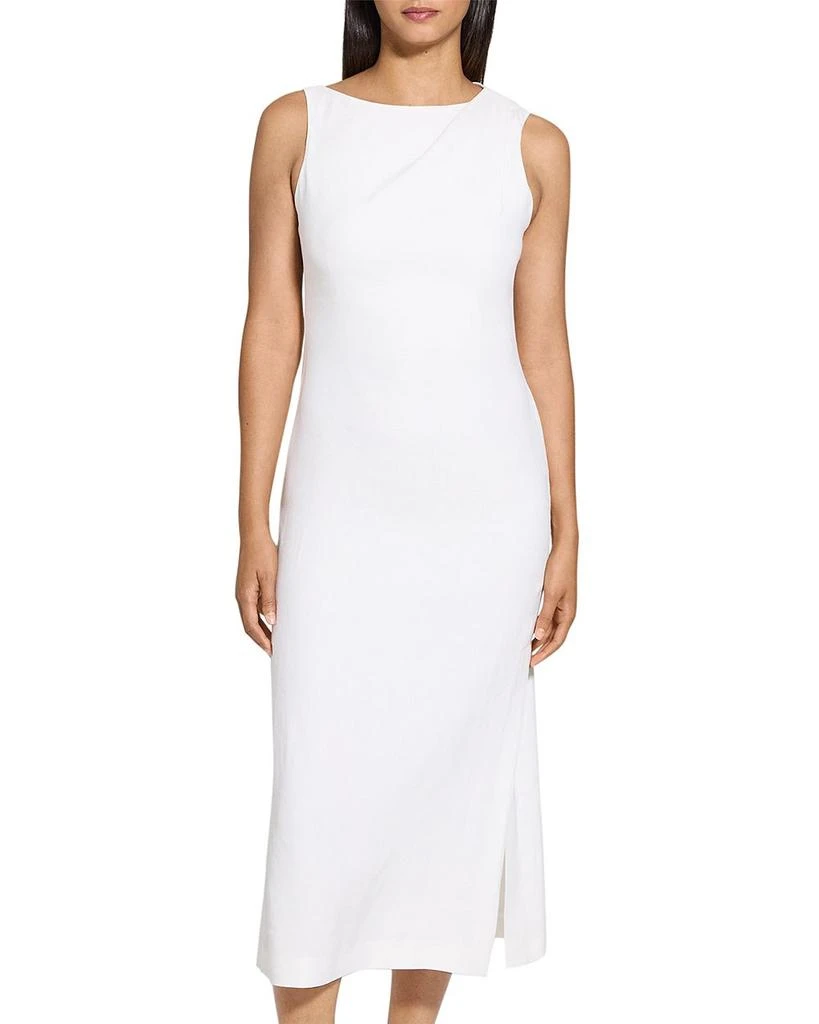 Theory Shoulder Draped Midi Dress 4