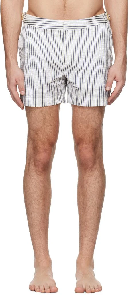 ORLEBAR BROWN White
Navy Setter Swim Shorts