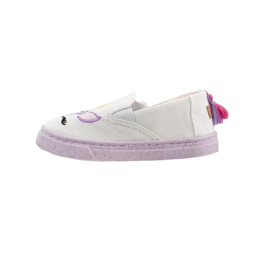 TOMS Luca Embroidered Slip On Sneakers (Infant-Little Kid) 3