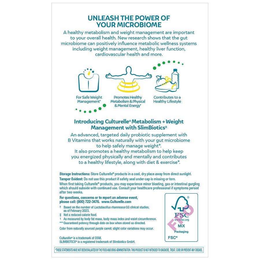 Culturelle Metabolism + Weight Management With Slimbiotics Capsules