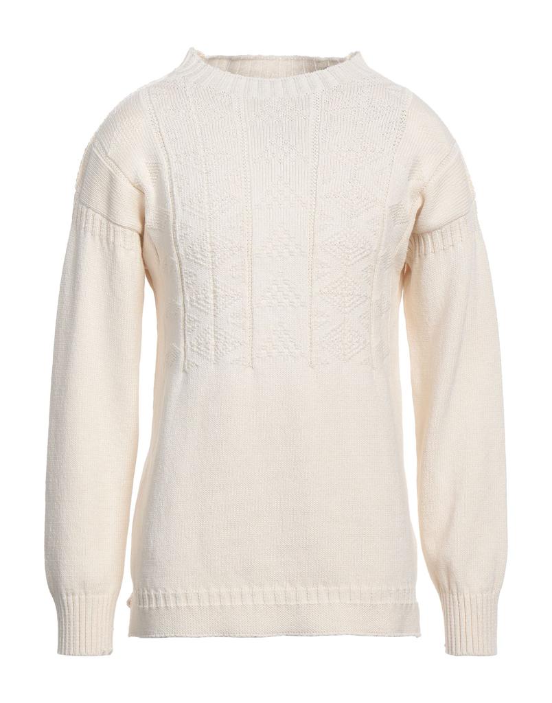 MAISON MARGIELA SAND CASHMERE BLEND SWEATER - Sweaters