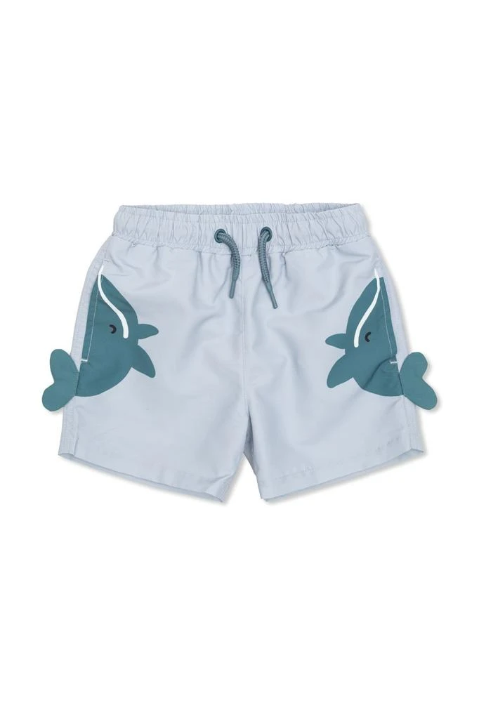 Stella McCartney Stella McCartney Kids Whale Printed Drawstring Swim Shorts