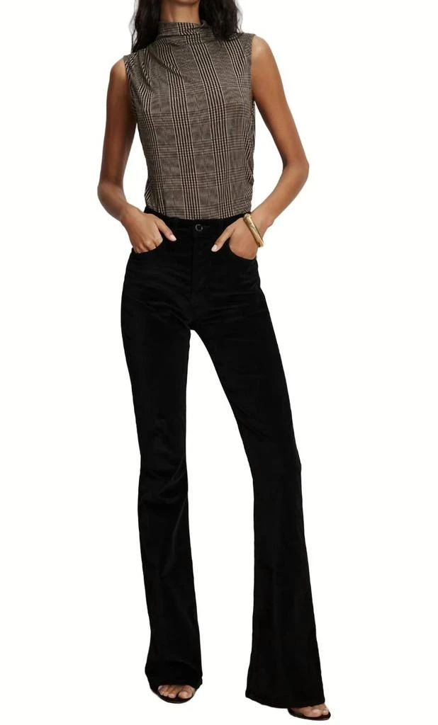 VERONICA BEARD Veronica Beard - Beverly Velvet Skinny Flare Pants 4
