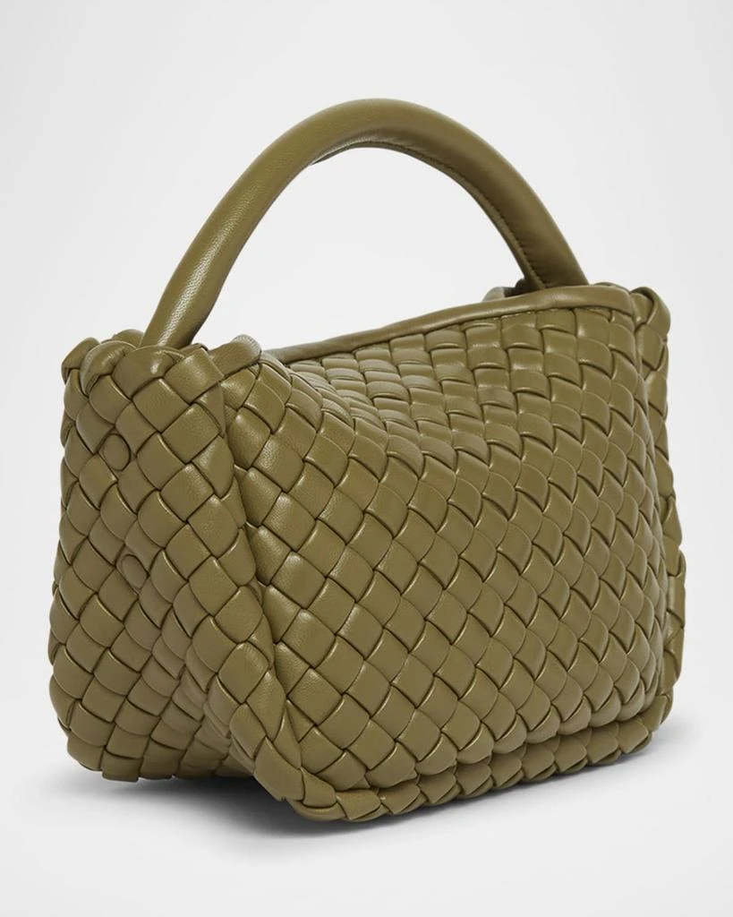 Bottega Veneta Cobble Mini Leather Top-Handle Bag 3