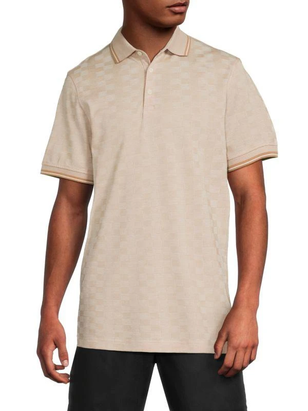BUGATCHI 3-Button Cotton Polo 1