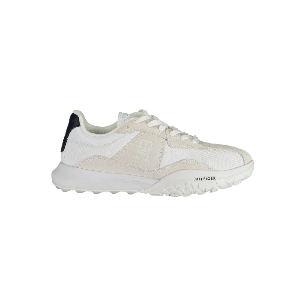 Tommy Hilfiger Tommy Hilfiger White Polyester Sneaker
