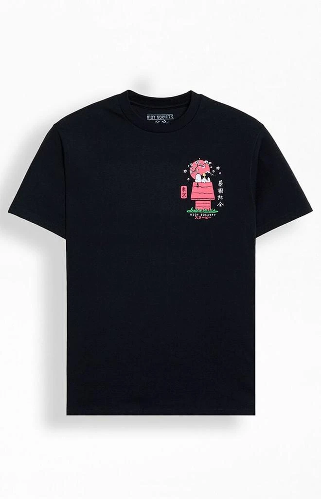 Riot Society Snoopy Kanji T-Shirt 2