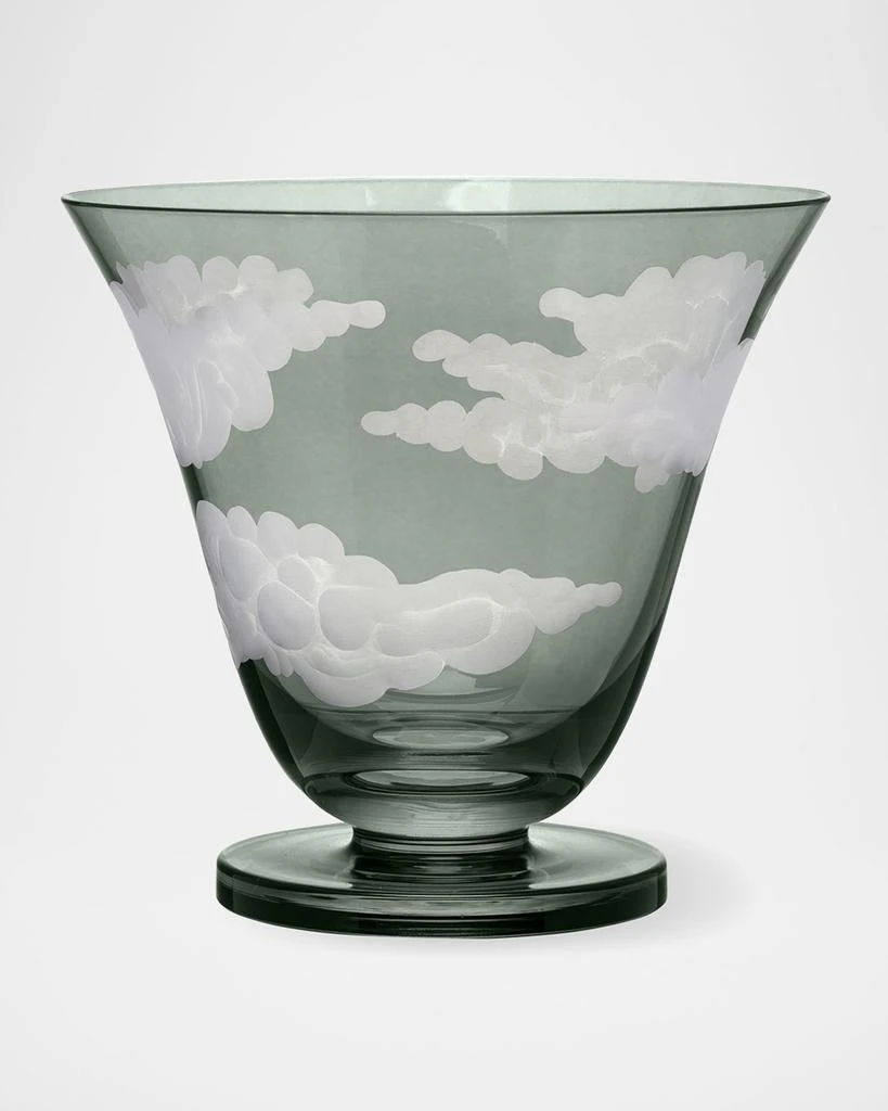 Jonathan Hansen In The Clouds Stemless Wine Glass, Gray - 8 oz.