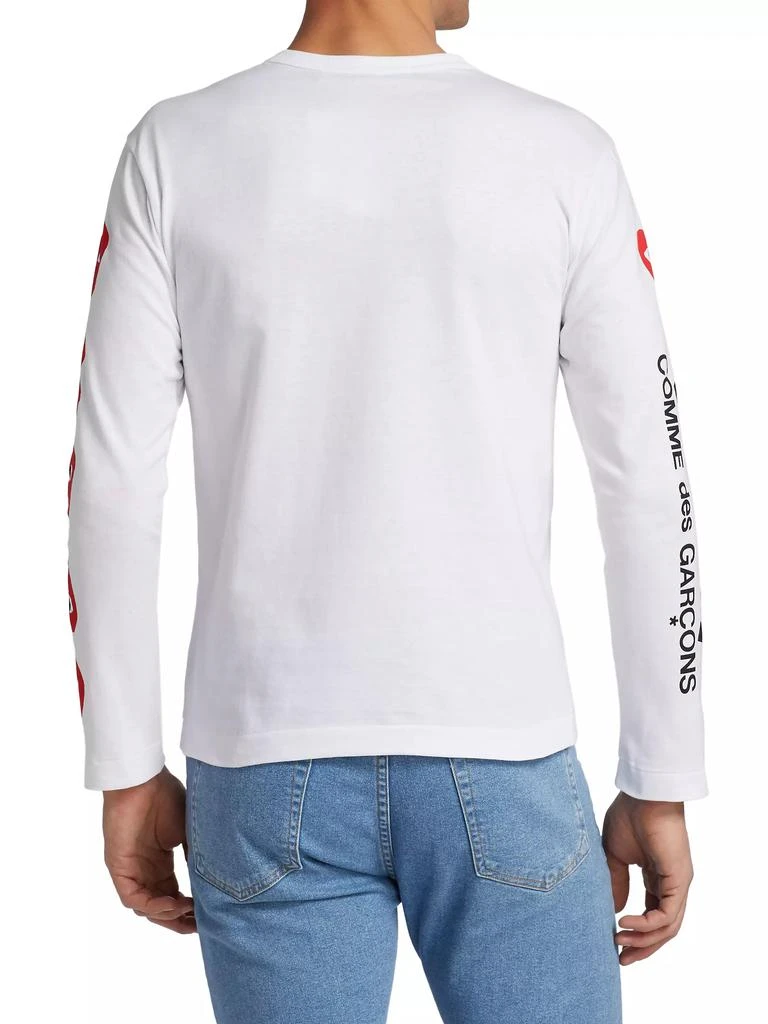 Comme des Garcons Multi-Heart Long-Sleeve T-Shirt 5