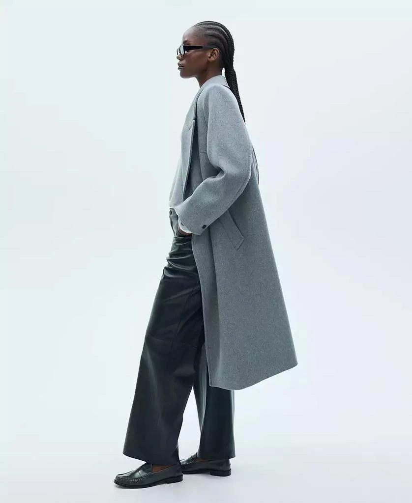 Mango Women's Lapels Wool Coat 5