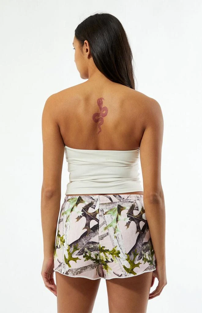 PacSun Pink Camo Sweat Shorts 4