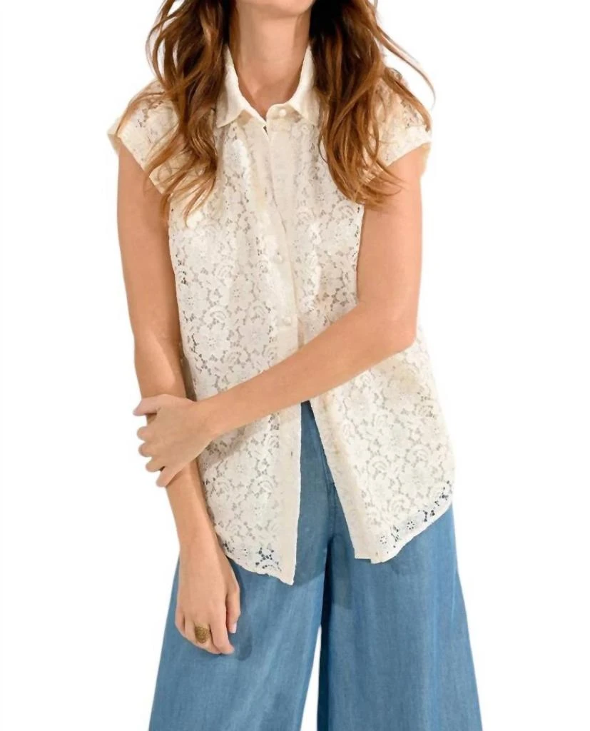Molly Bracken Molly Bracken - Lace Sleeveless Shirt 3