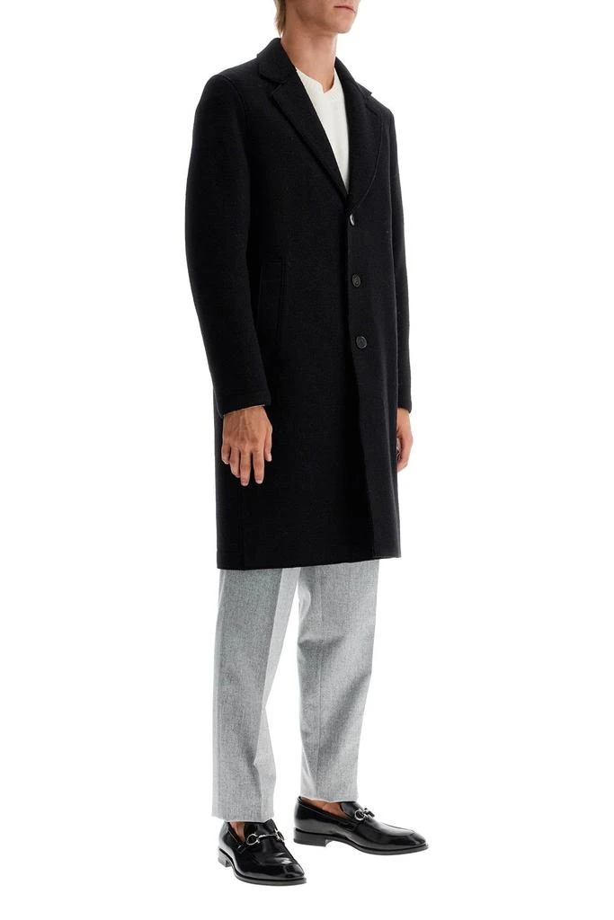 Harris Wharf London Men's Single-Breasted Wool Coat In Boiled 2