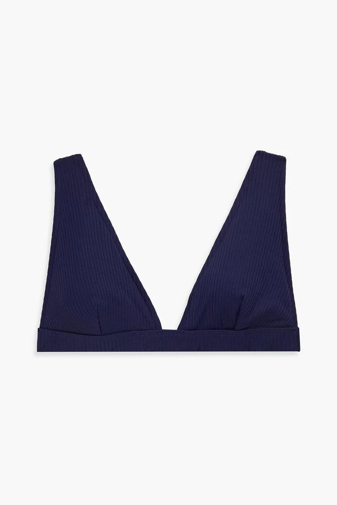 Zimmermann Ribbed triangle bikini top 1