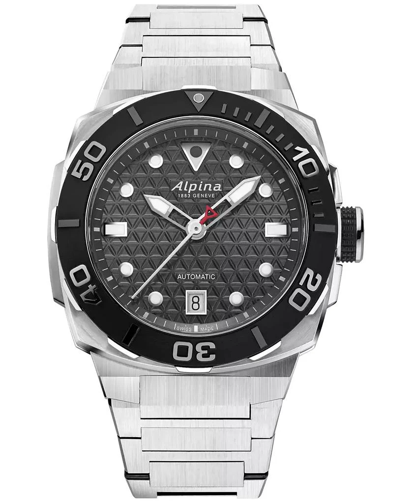 Alpina Men's Swiss Automatic Seastrong Extreme Stainless Steel Bracelet Watch 39mm 1