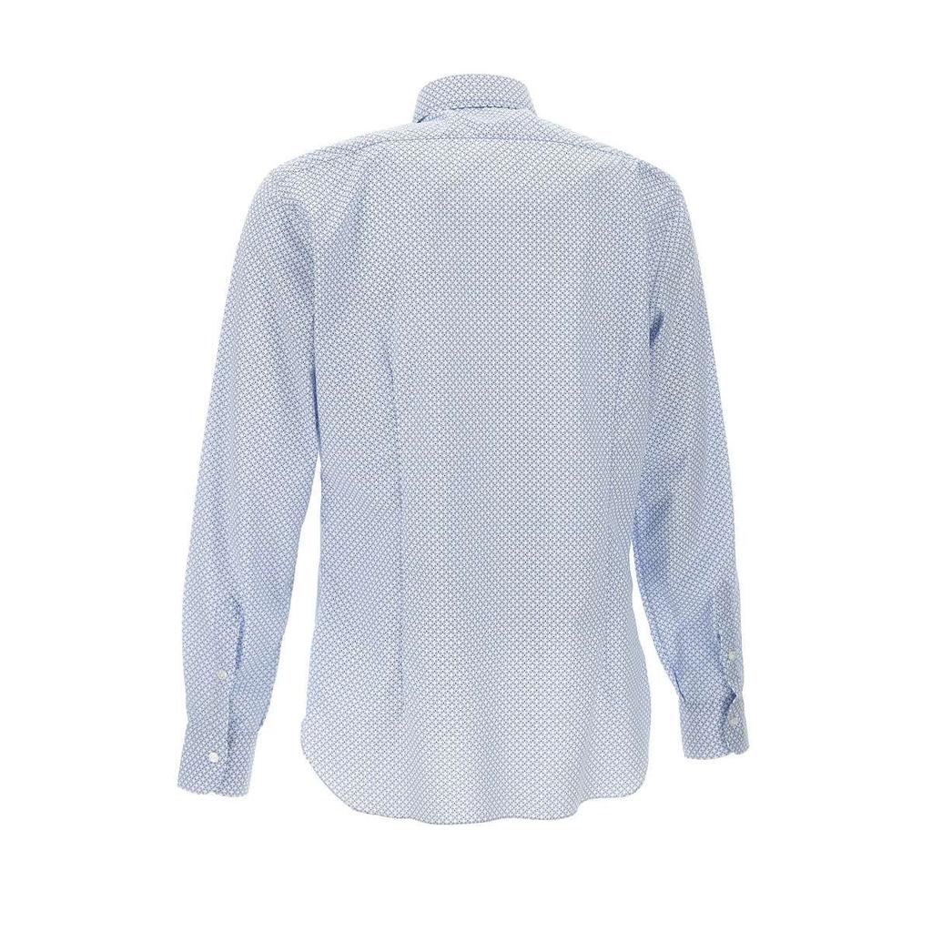 BARBA Barba Patterned Long Sleeve Shirt