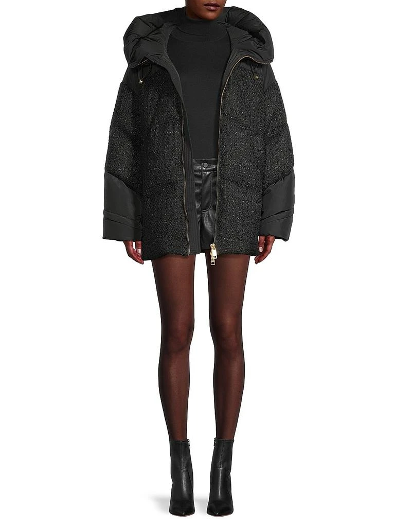 Nicole Benisti Matilde Tweed Down Puffer Jacket 2