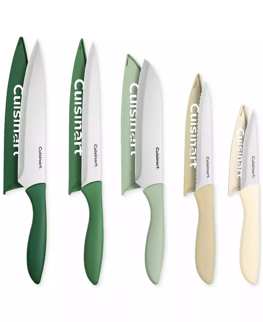 Cuisinart Advantage 10-Piece Knife Set, Muted Earth 1