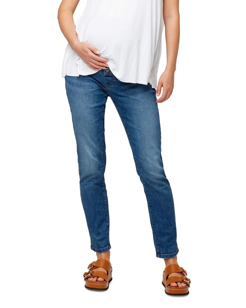 Nom Maternity BFF Jeans in Dark Blue 1