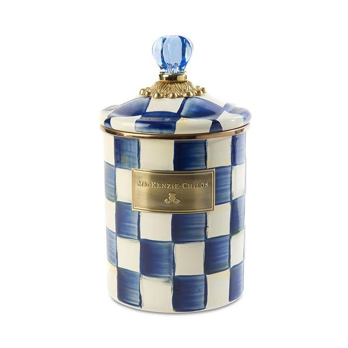 MacKenzie-Childs Royal Check Canister - Medium