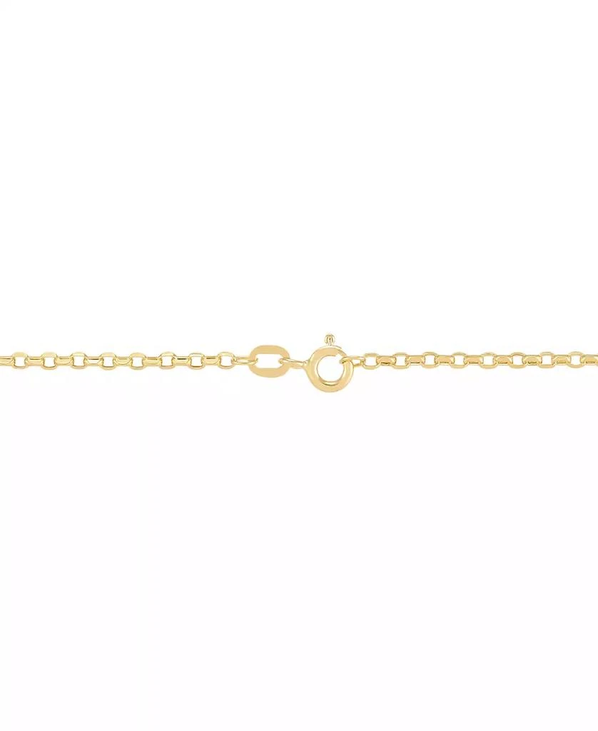 Macy's Polished Rolo Link 18" Chain Necklace in 14k Gold 3
