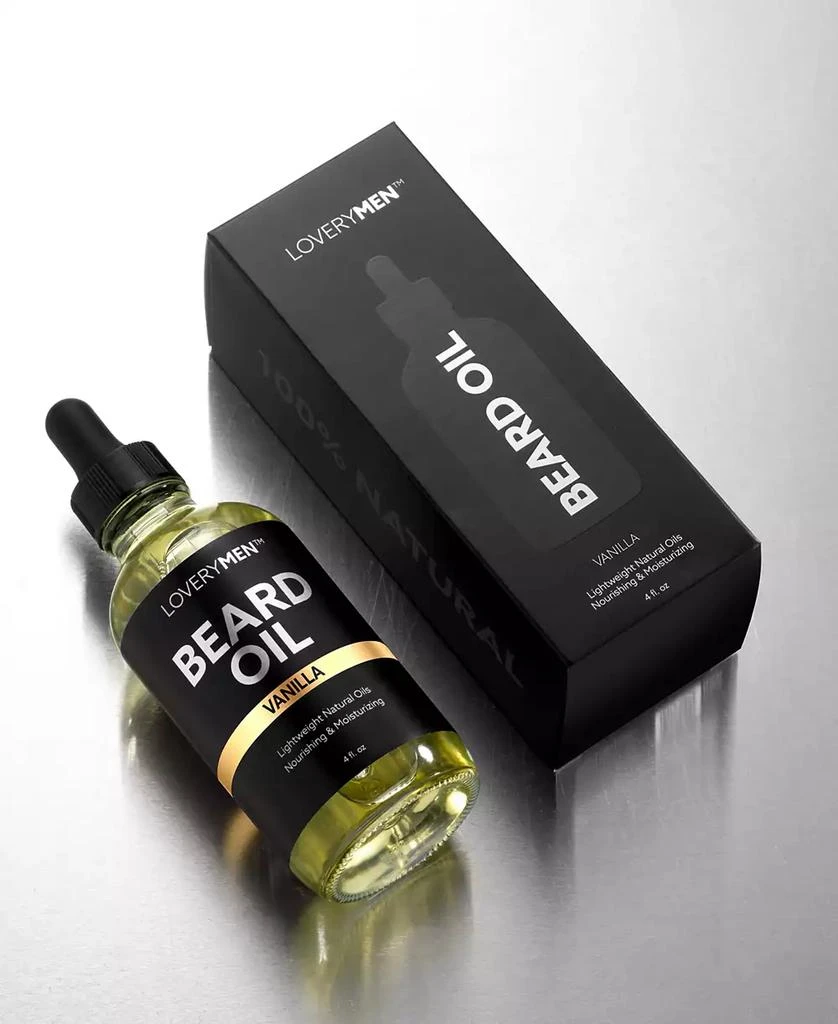 Lovery LoveryMen Nourishing Vanilla-Scented Beard Oil, 4 oz. 3