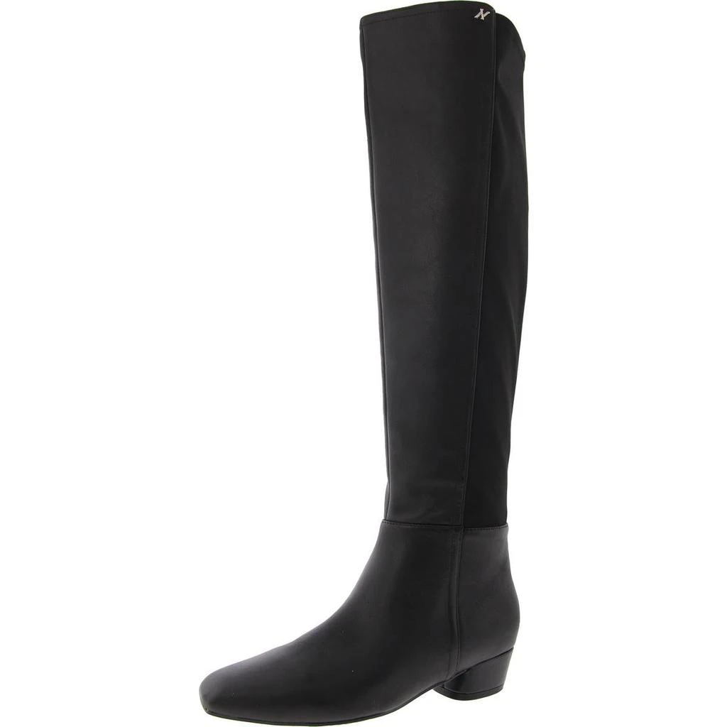Naturalizer Reese Womens Leather Square Toe Over-The-Knee Boots 1