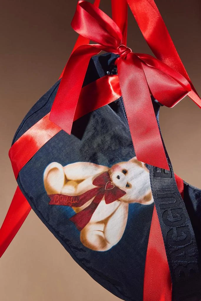 Baggu BAGGU UO Exclusive Teddy Bear Medium Nylon Crescent Bag