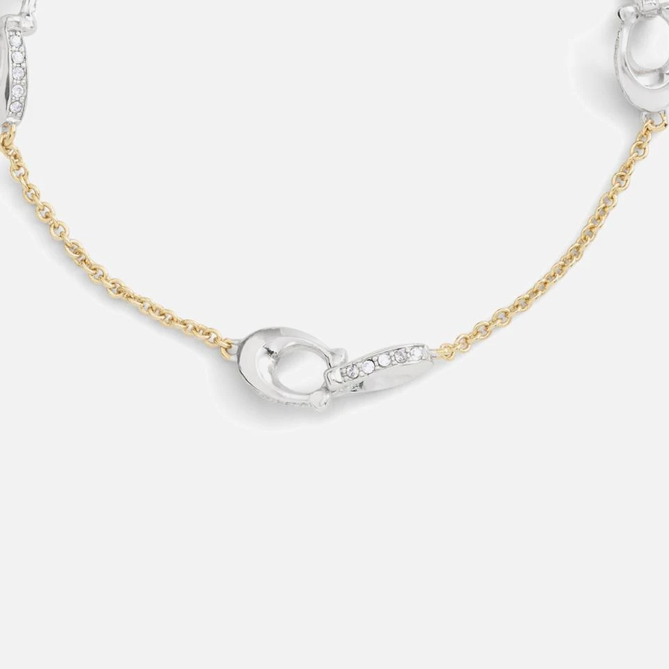Coach Coach Signature Pavé C Strand Gold-Tone Bracelet 3