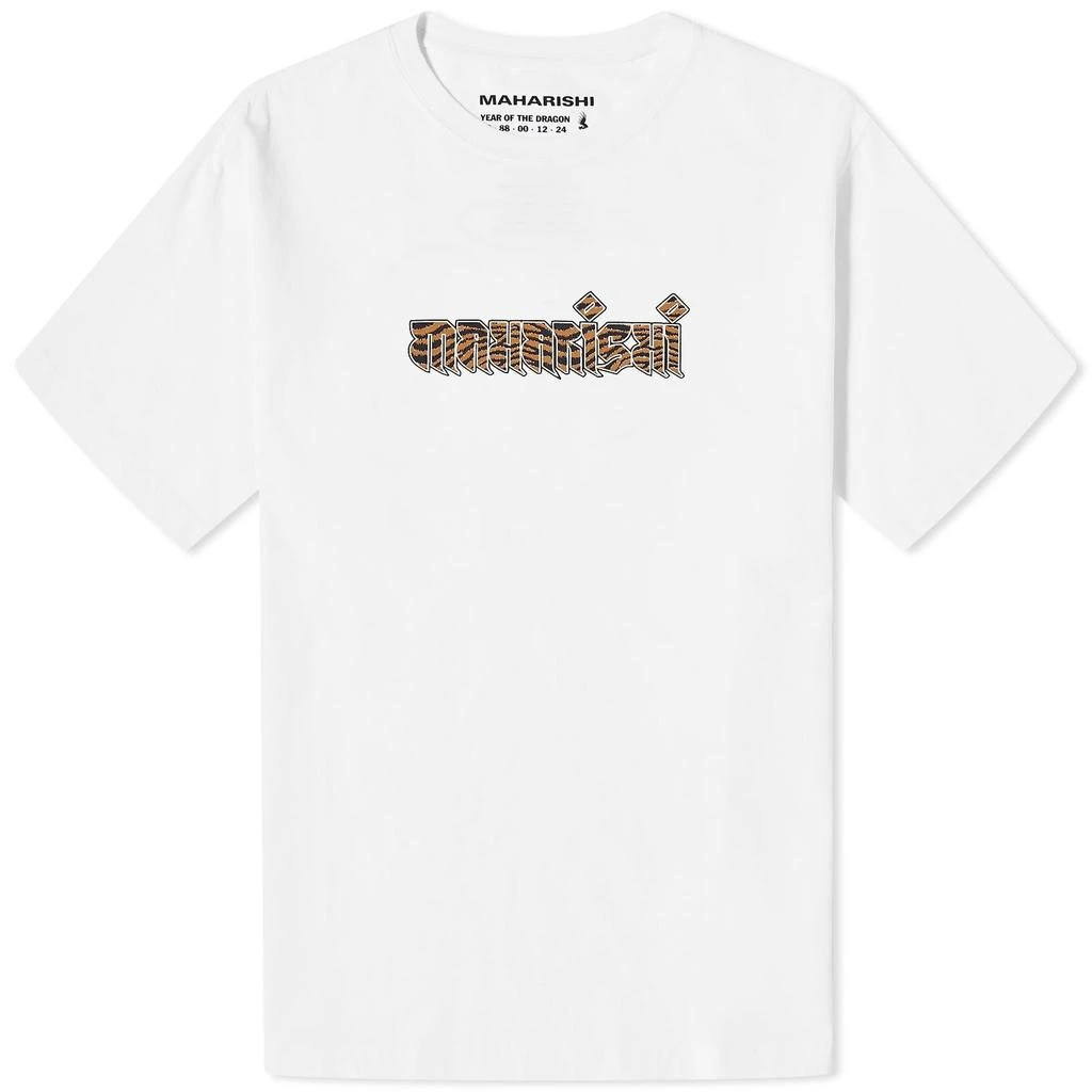 MAHARISHI Maharishi Tiger Fur Calligraphy T-Shirt 1