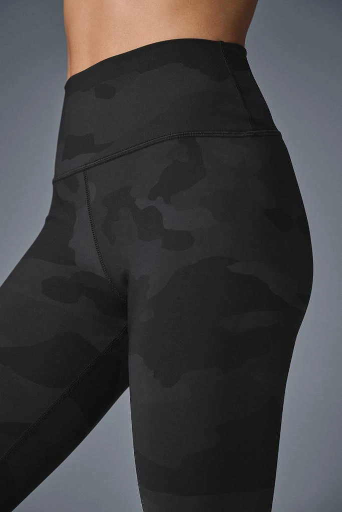 Alo High-Waist Camo Vapor Legging - Black Camouflage 3